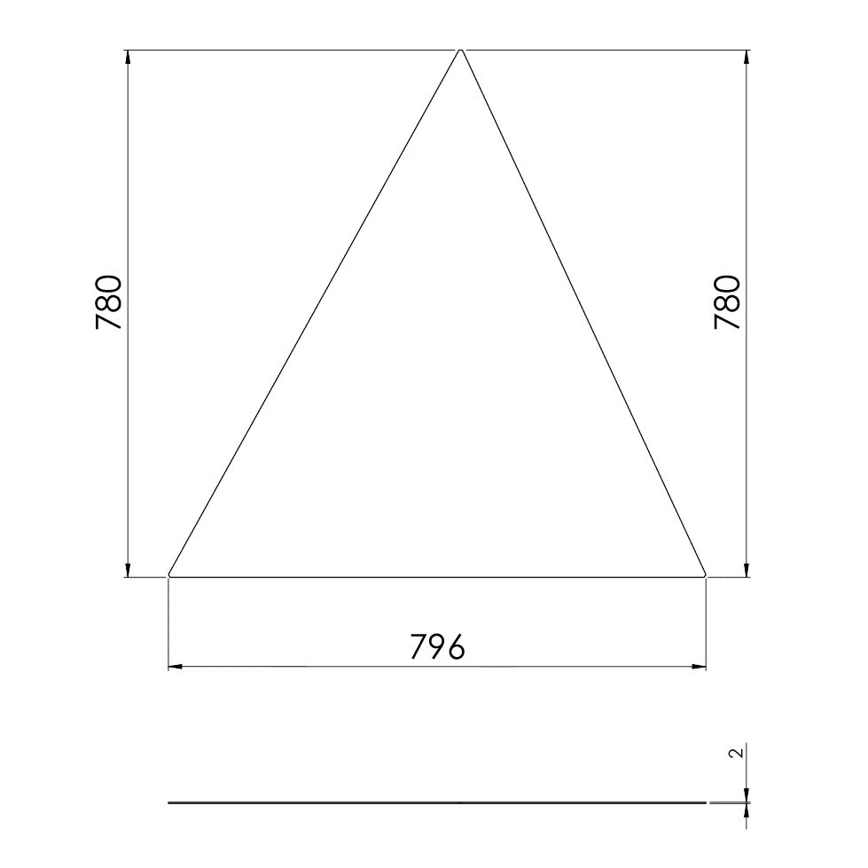 Схема підлогової пластини HETA Tipi Floor Plate